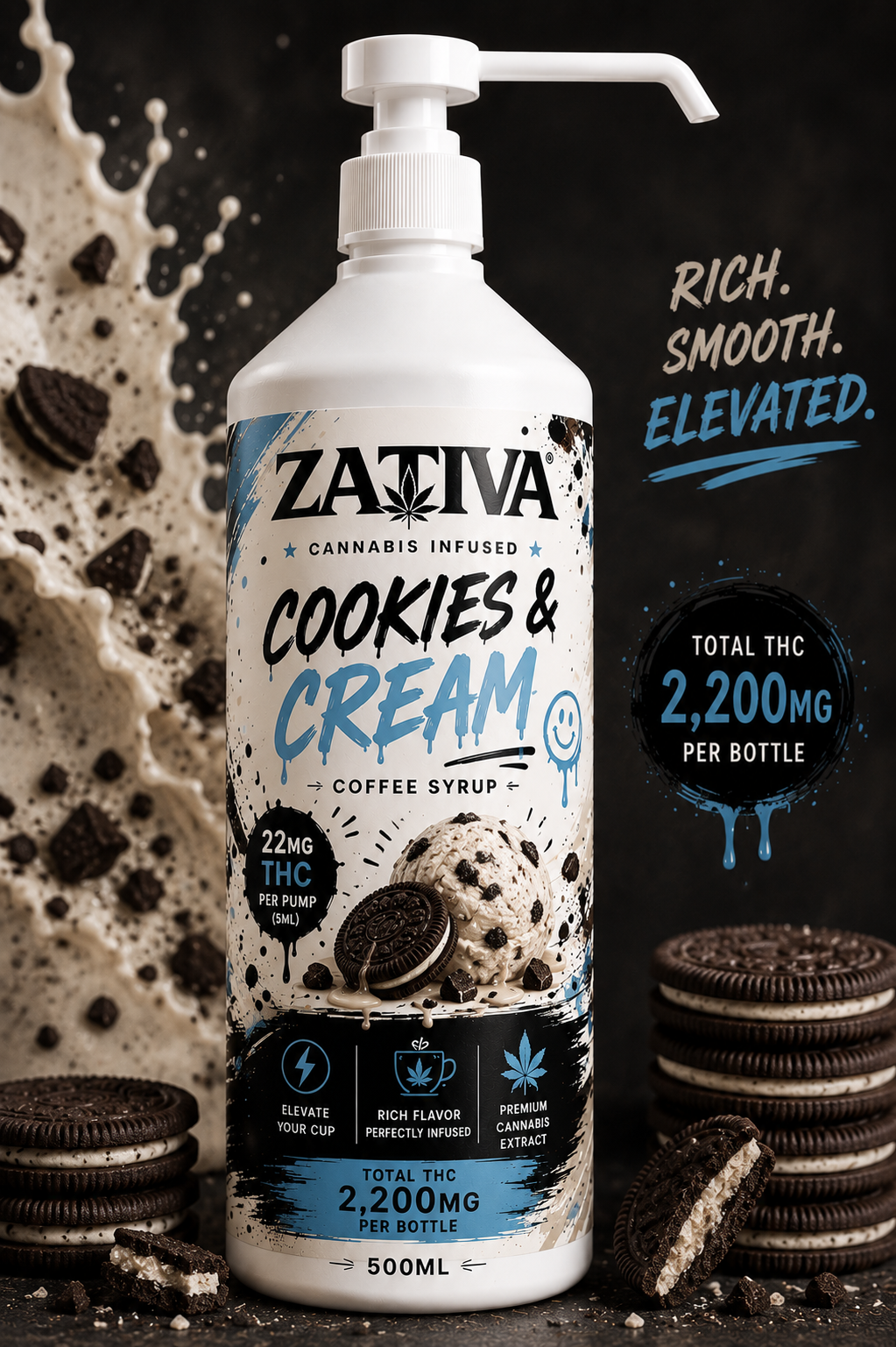 Cookies & Cream Coffee Syrup
